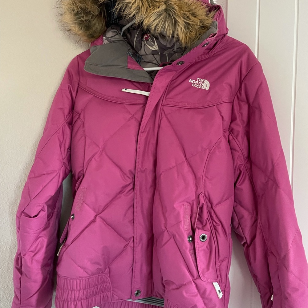North face down winter coat